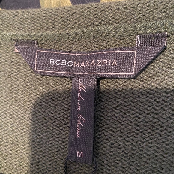 NWT | BCBG Max Azria Olive Sweater | M - Picture 8 of 9